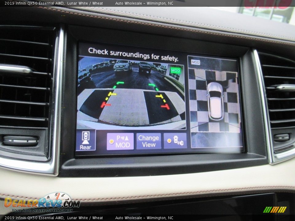 2019 Infiniti QX50 Essential AWD Lunar White / Wheat Photo #18