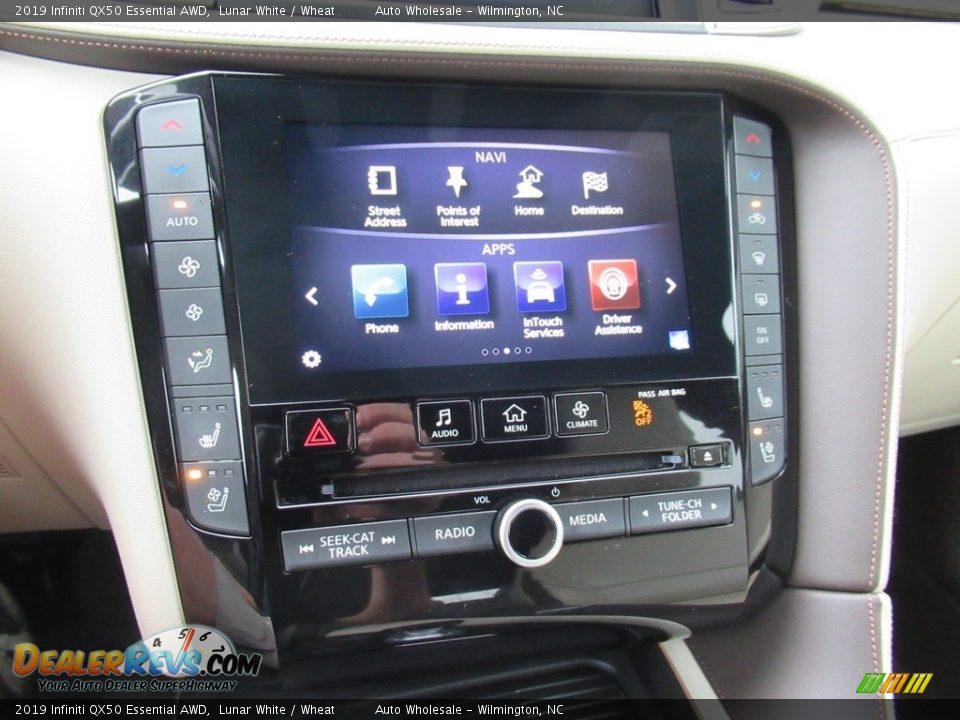 2019 Infiniti QX50 Essential AWD Lunar White / Wheat Photo #19