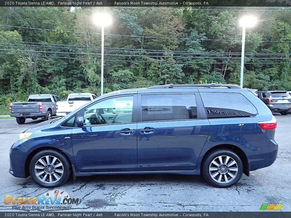 2020 Toyota Sienna LE AWD Parisian Night Pearl / Ash Photo #6