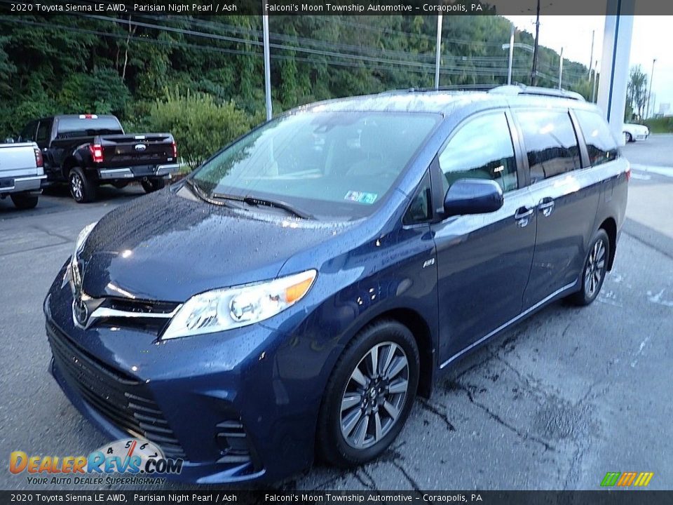 2020 Toyota Sienna LE AWD Parisian Night Pearl / Ash Photo #7