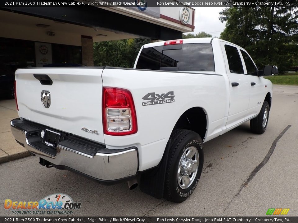 2021 Ram 2500 Tradesman Crew Cab 4x4 Bright White / Black/Diesel Gray Photo #2