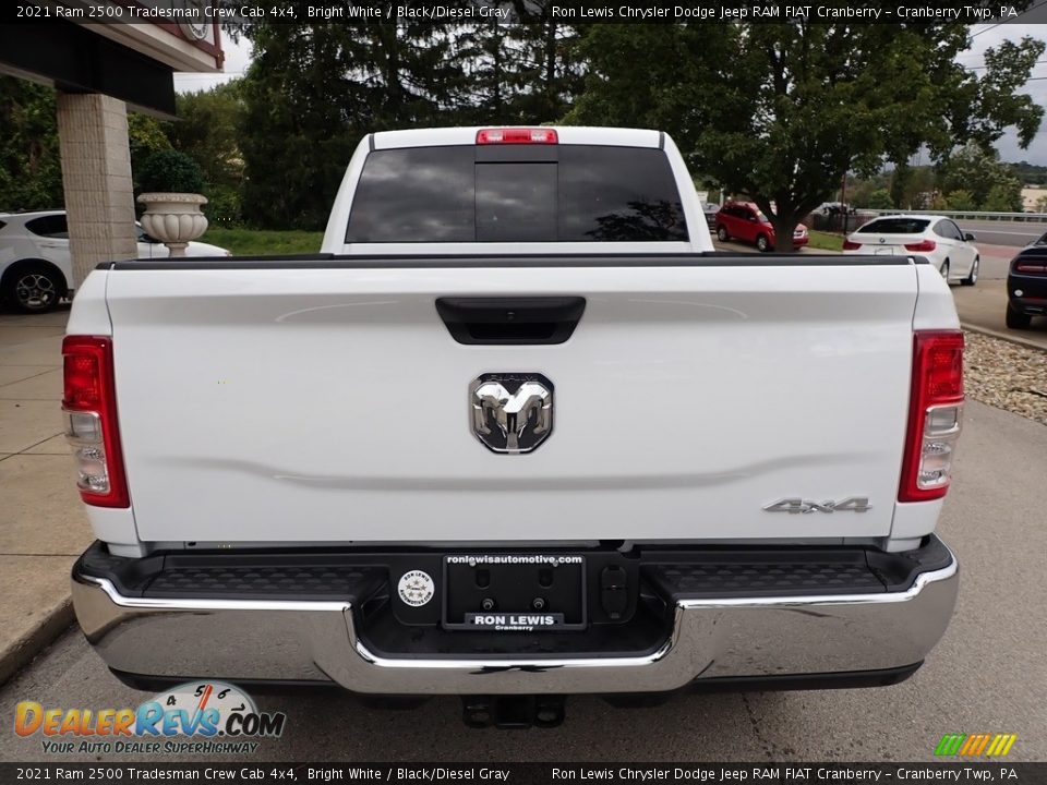 2021 Ram 2500 Tradesman Crew Cab 4x4 Bright White / Black/Diesel Gray Photo #3