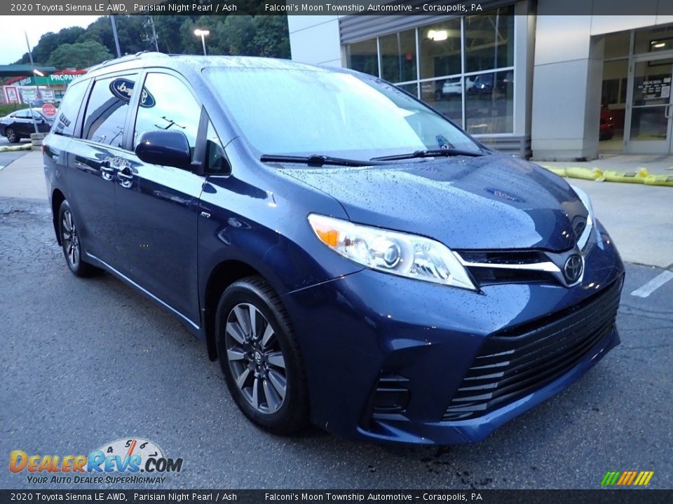 2020 Toyota Sienna LE AWD Parisian Night Pearl / Ash Photo #9