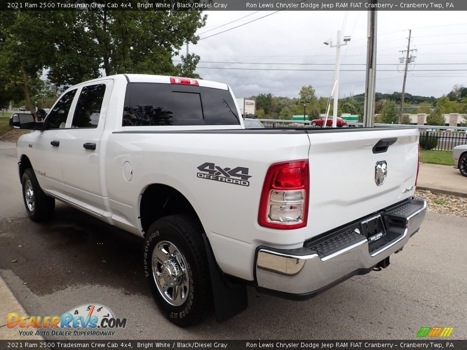 2021 Ram 2500 Tradesman Crew Cab 4x4 Bright White / Black/Diesel Gray Photo #4