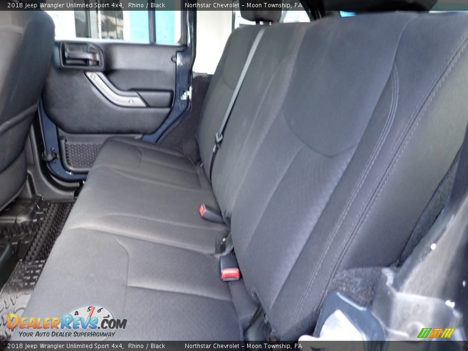 2018 Jeep Wrangler Unlimited Sport 4x4 Rhino / Black Photo #20
