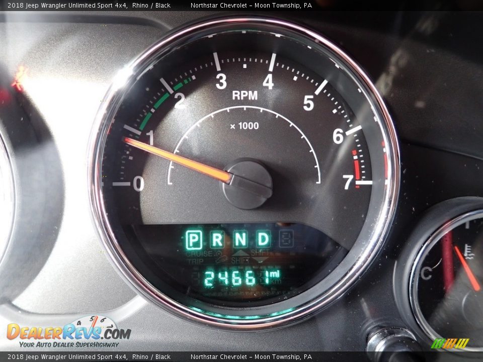 2018 Jeep Wrangler Unlimited Sport 4x4 Rhino / Black Photo #30