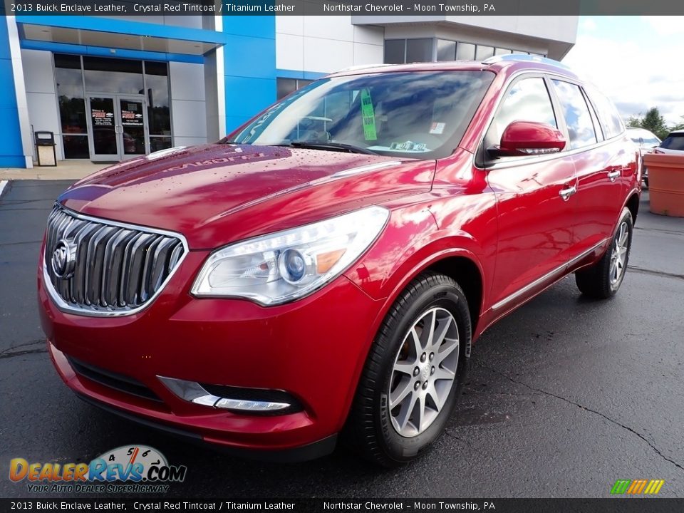 2013 Buick Enclave Leather Crystal Red Tintcoat / Titanium Leather Photo #2