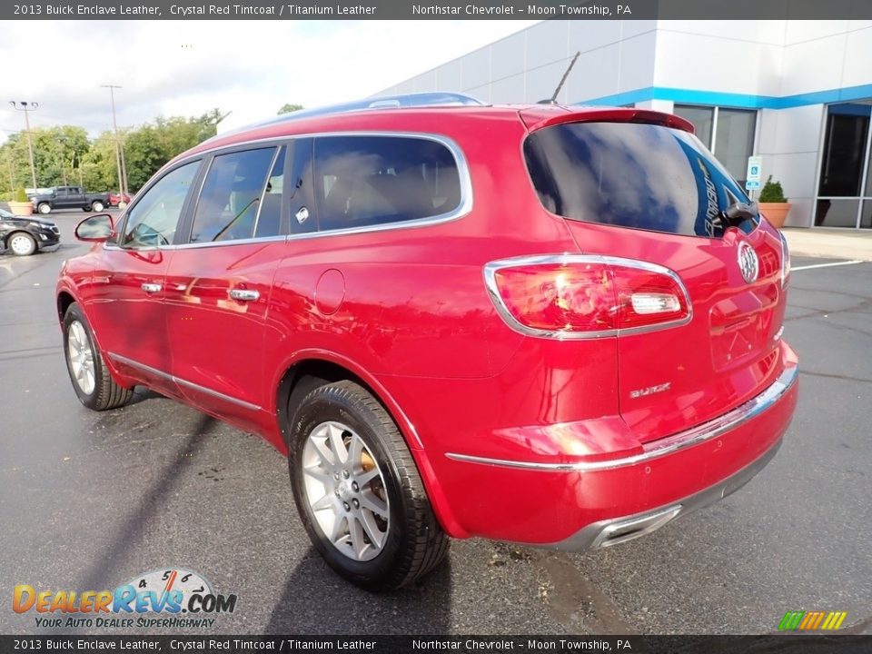 2013 Buick Enclave Leather Crystal Red Tintcoat / Titanium Leather Photo #4