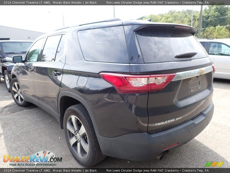 2019 Chevrolet Traverse LT AWD Mosaic Black Metallic / Jet Black Photo #4