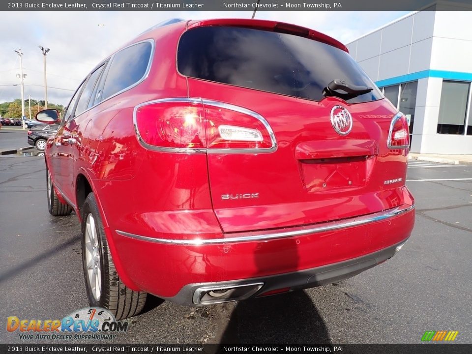 2013 Buick Enclave Leather Crystal Red Tintcoat / Titanium Leather Photo #5