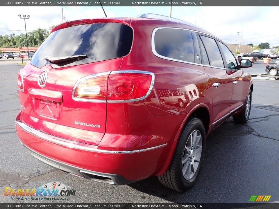 2013 Buick Enclave Leather Crystal Red Tintcoat / Titanium Leather Photo #8