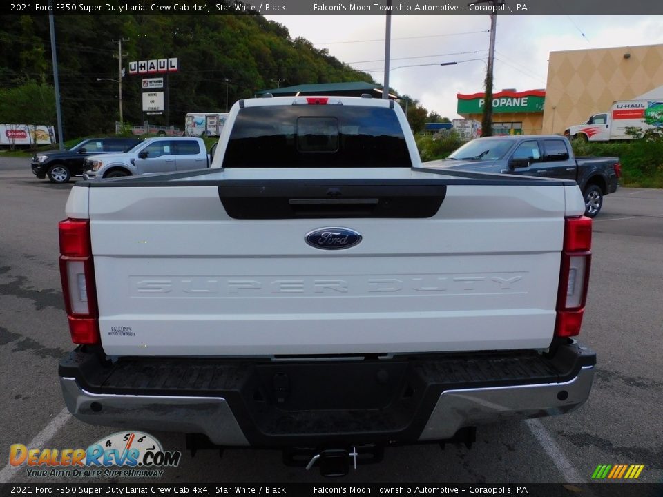 2021 Ford F350 Super Duty Lariat Crew Cab 4x4 Star White / Black Photo #3