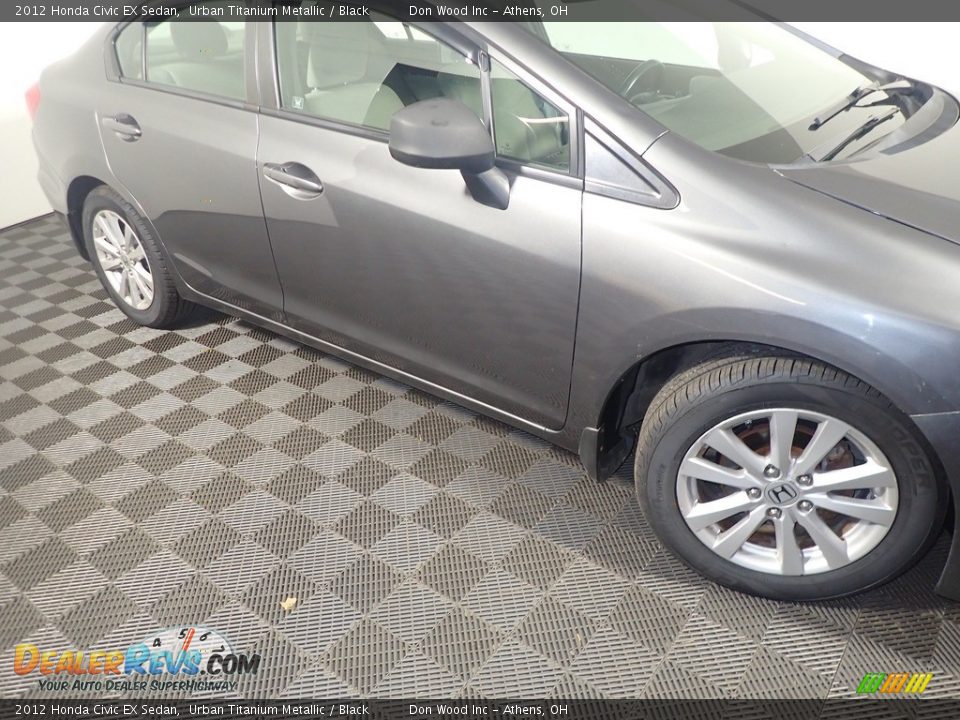 2012 Honda Civic EX Sedan Urban Titanium Metallic / Black Photo #4