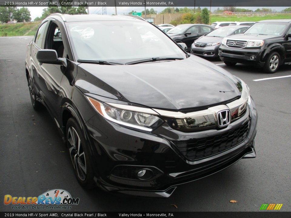 2019 Honda HR-V Sport AWD Crystal Black Pearl / Black Photo #8