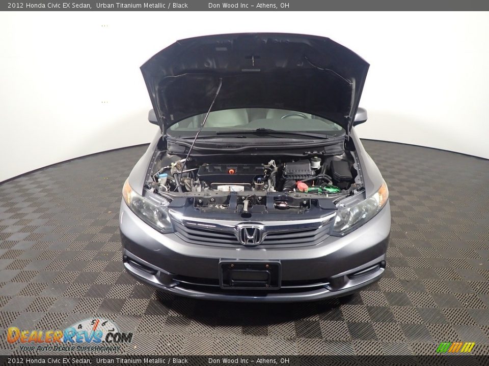 2012 Honda Civic EX Sedan Urban Titanium Metallic / Black Photo #6