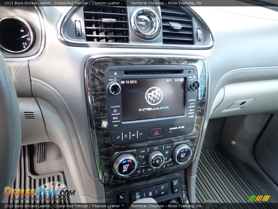 2013 Buick Enclave Leather Crystal Red Tintcoat / Titanium Leather Photo #27