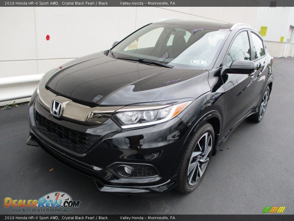 2019 Honda HR-V Sport AWD Crystal Black Pearl / Black Photo #10