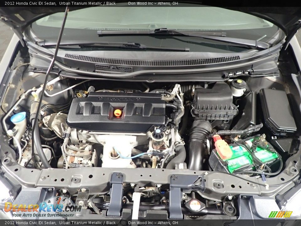 2012 Honda Civic EX Sedan Urban Titanium Metallic / Black Photo #7