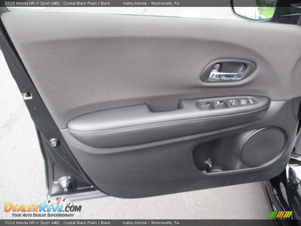 2019 Honda HR-V Sport AWD Crystal Black Pearl / Black Photo #11