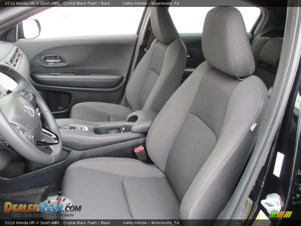 2019 Honda HR-V Sport AWD Crystal Black Pearl / Black Photo #12