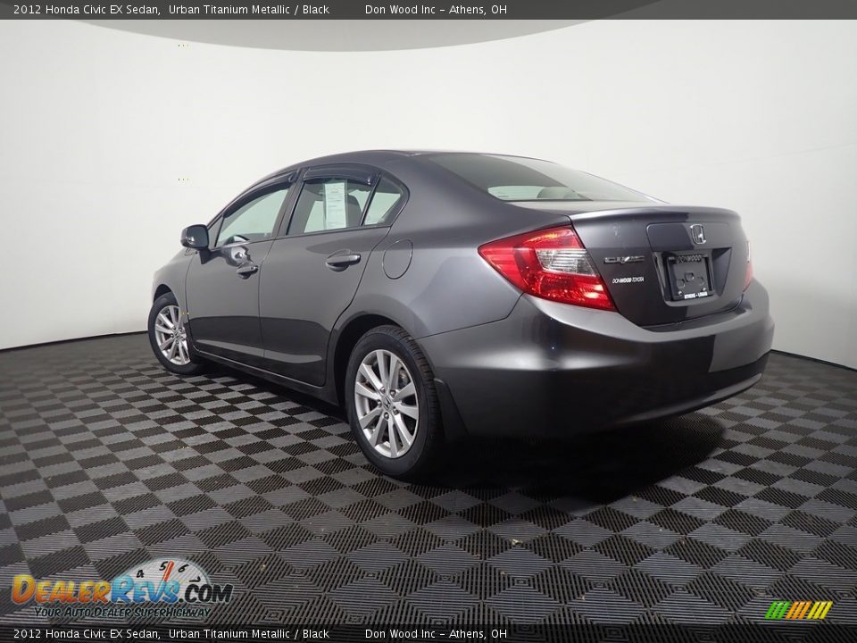 2012 Honda Civic EX Sedan Urban Titanium Metallic / Black Photo #11