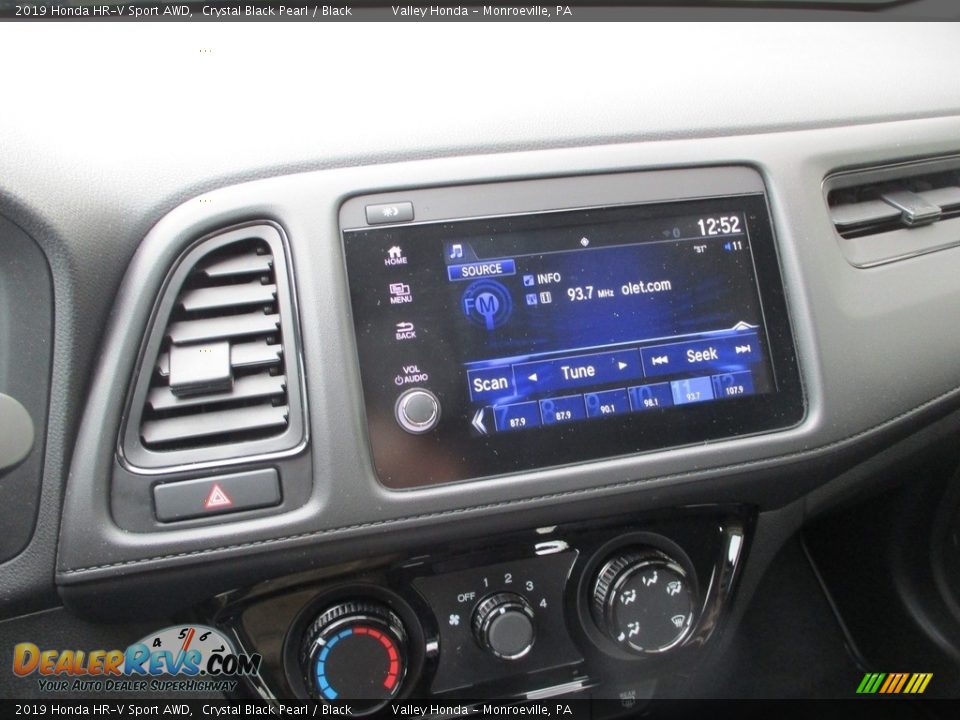 2019 Honda HR-V Sport AWD Crystal Black Pearl / Black Photo #15