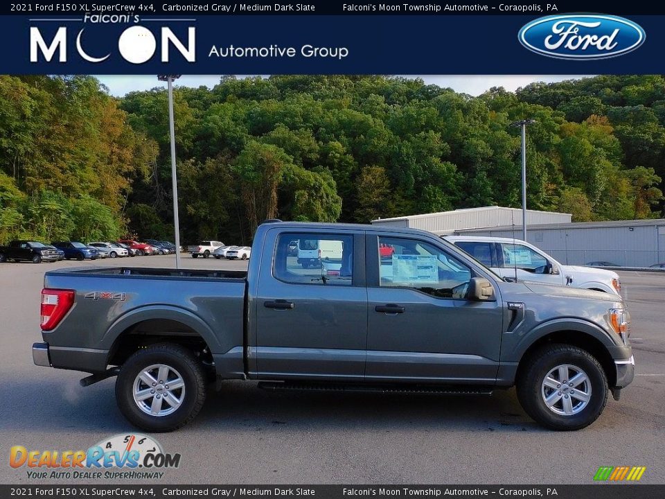 2021 Ford F150 XL SuperCrew 4x4 Carbonized Gray / Medium Dark Slate Photo #1