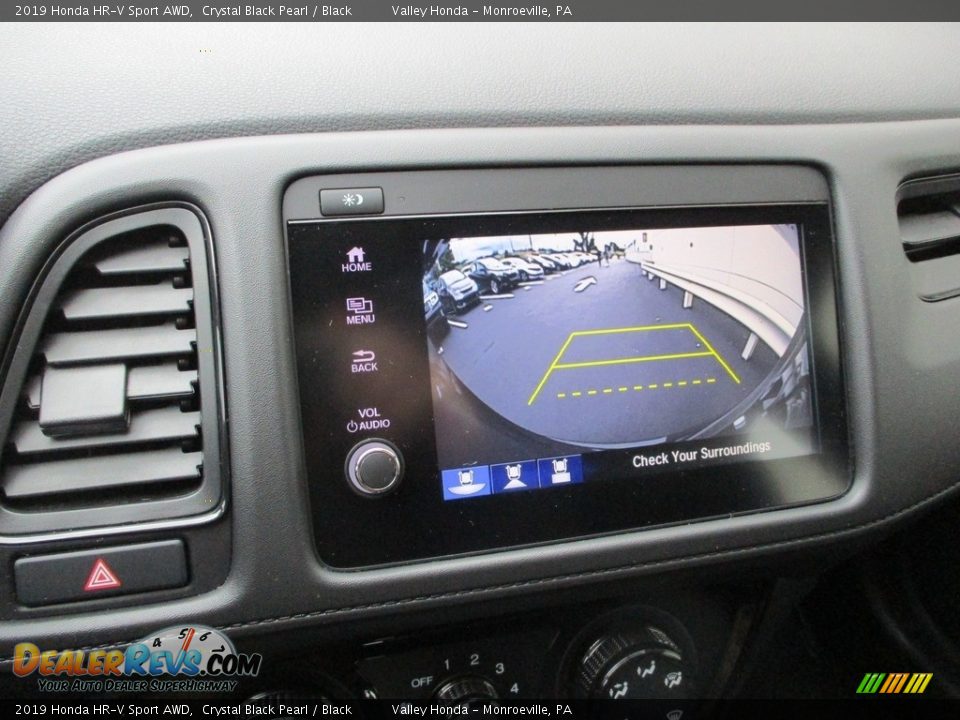 2019 Honda HR-V Sport AWD Crystal Black Pearl / Black Photo #16