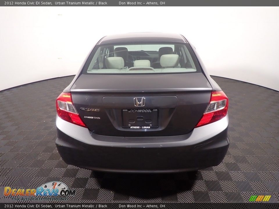 2012 Honda Civic EX Sedan Urban Titanium Metallic / Black Photo #13