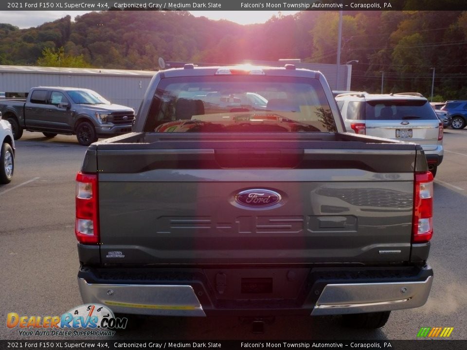 2021 Ford F150 XL SuperCrew 4x4 Carbonized Gray / Medium Dark Slate Photo #3