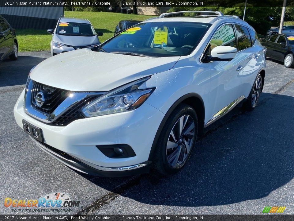 2017 Nissan Murano Platinum AWD Pearl White / Graphite Photo #2