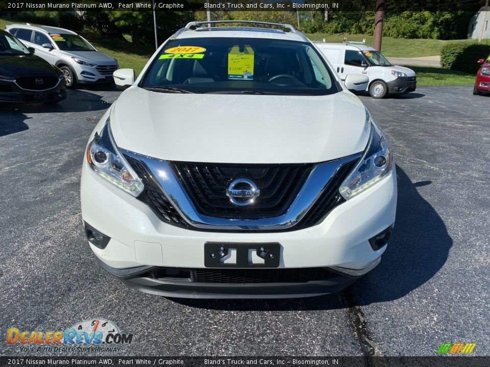 2017 Nissan Murano Platinum AWD Pearl White / Graphite Photo #3