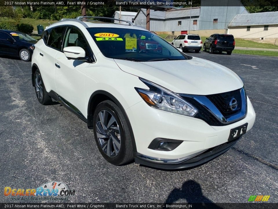 2017 Nissan Murano Platinum AWD Pearl White / Graphite Photo #4