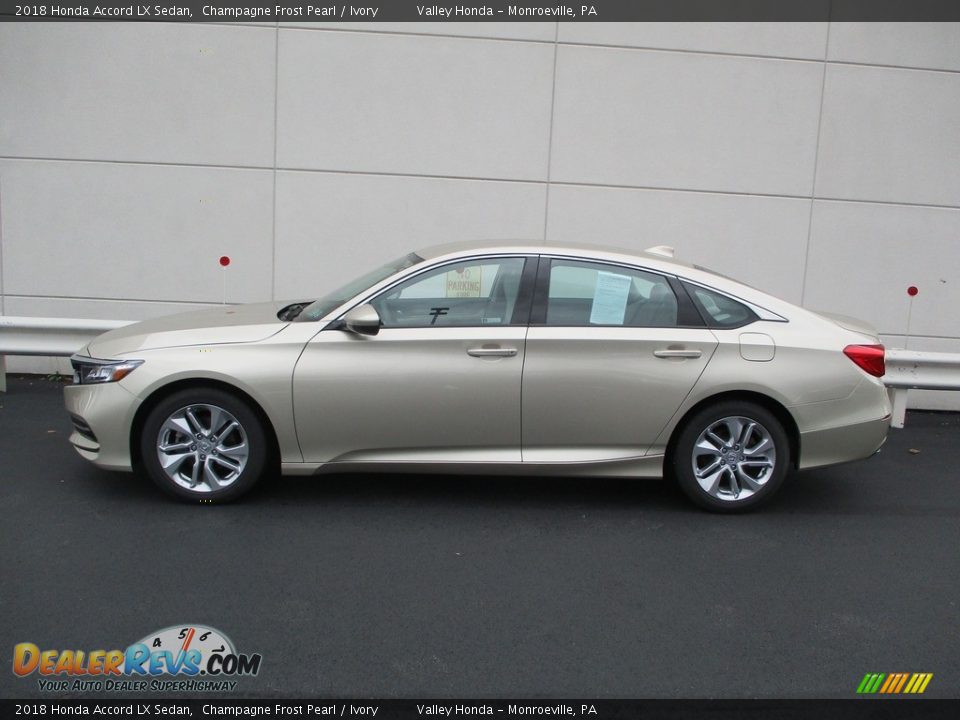 2018 Honda Accord LX Sedan Champagne Frost Pearl / Ivory Photo #2