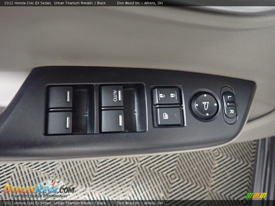 2012 Honda Civic EX Sedan Urban Titanium Metallic / Black Photo #21