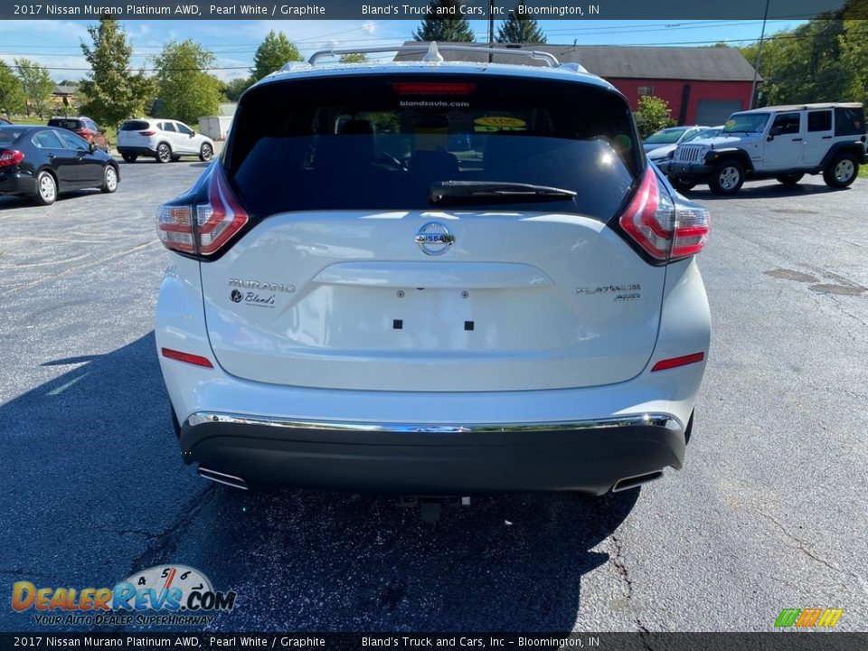 2017 Nissan Murano Platinum AWD Pearl White / Graphite Photo #7