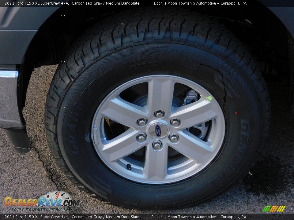 2021 Ford F150 XL SuperCrew 4x4 Carbonized Gray / Medium Dark Slate Photo #10