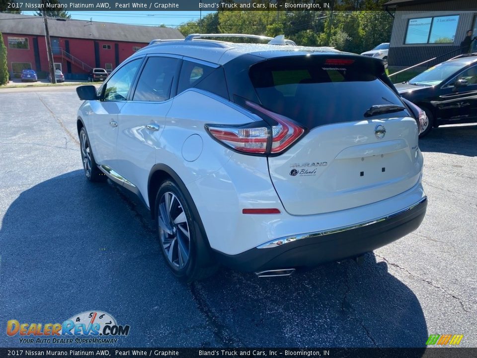 2017 Nissan Murano Platinum AWD Pearl White / Graphite Photo #8