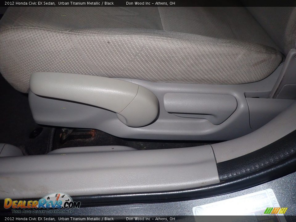 2012 Honda Civic EX Sedan Urban Titanium Metallic / Black Photo #23