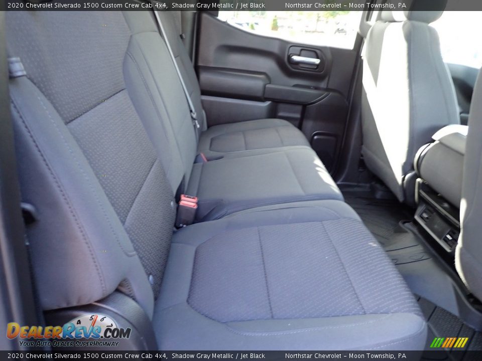 2020 Chevrolet Silverado 1500 Custom Crew Cab 4x4 Shadow Gray Metallic / Jet Black Photo #17