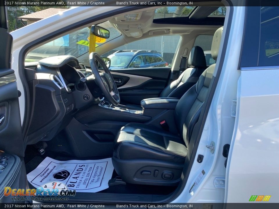 2017 Nissan Murano Platinum AWD Pearl White / Graphite Photo #15