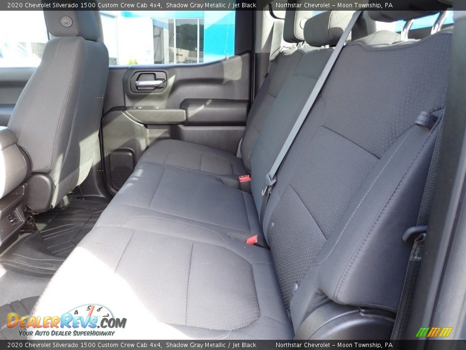 2020 Chevrolet Silverado 1500 Custom Crew Cab 4x4 Shadow Gray Metallic / Jet Black Photo #20