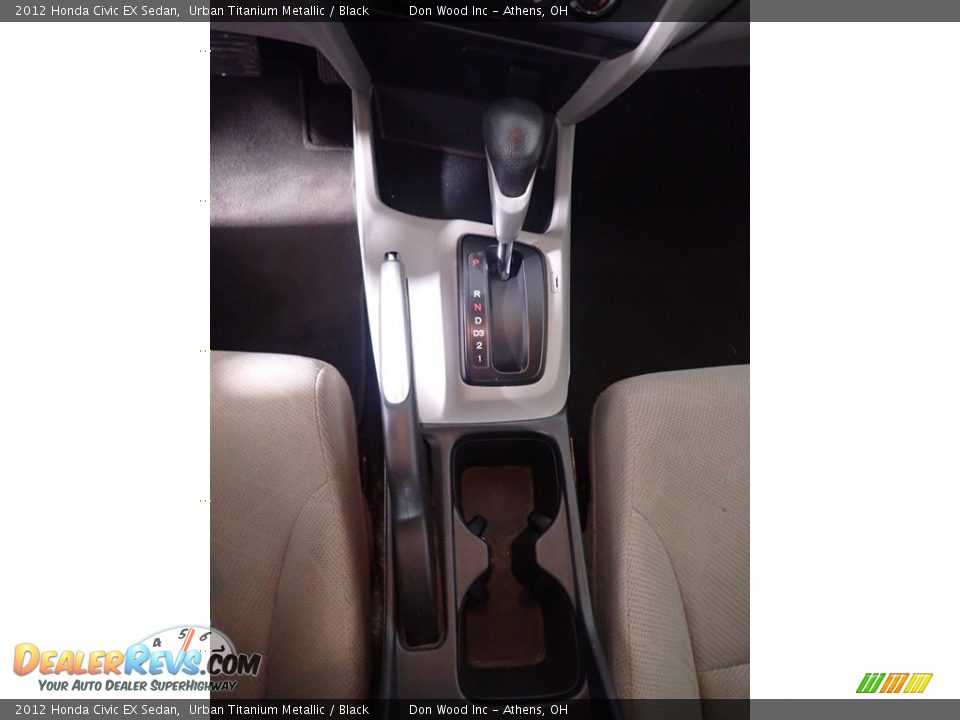 2012 Honda Civic EX Sedan Urban Titanium Metallic / Black Photo #32