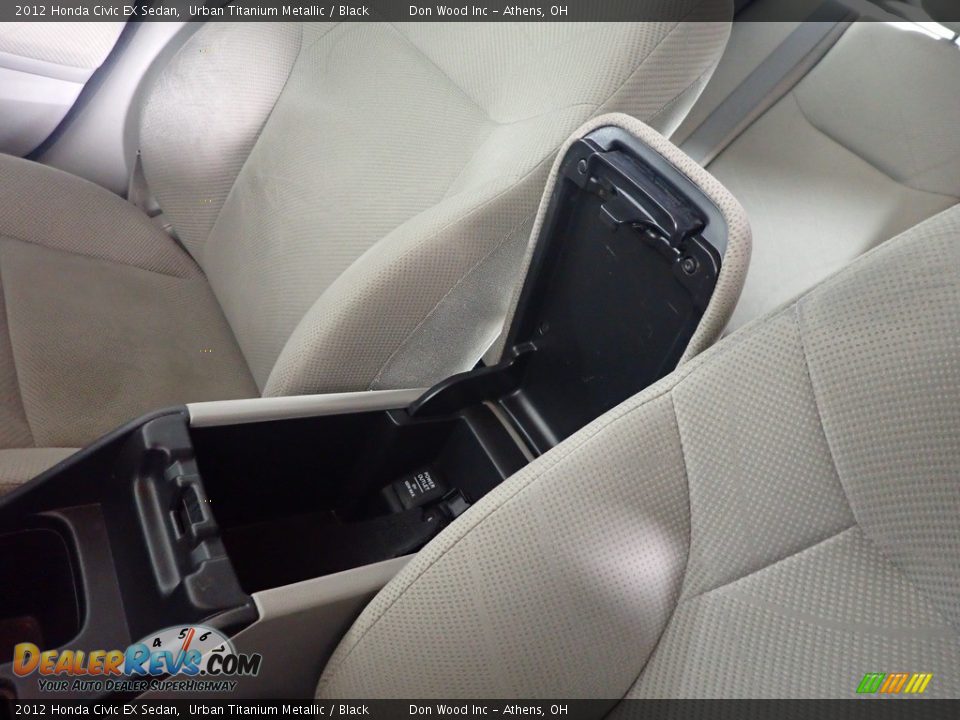 2012 Honda Civic EX Sedan Urban Titanium Metallic / Black Photo #33