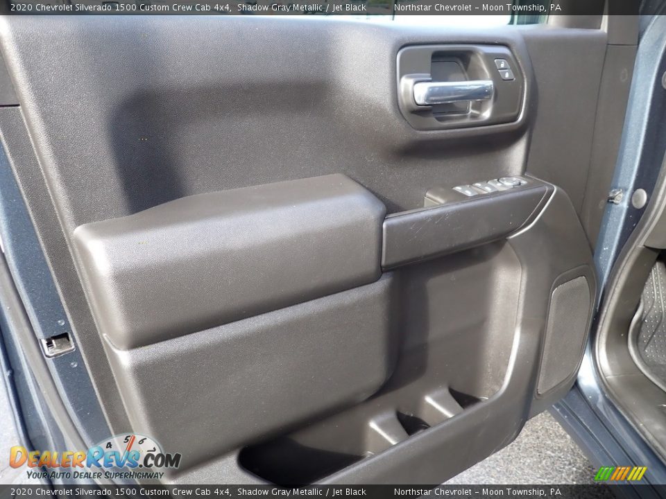 2020 Chevrolet Silverado 1500 Custom Crew Cab 4x4 Shadow Gray Metallic / Jet Black Photo #23