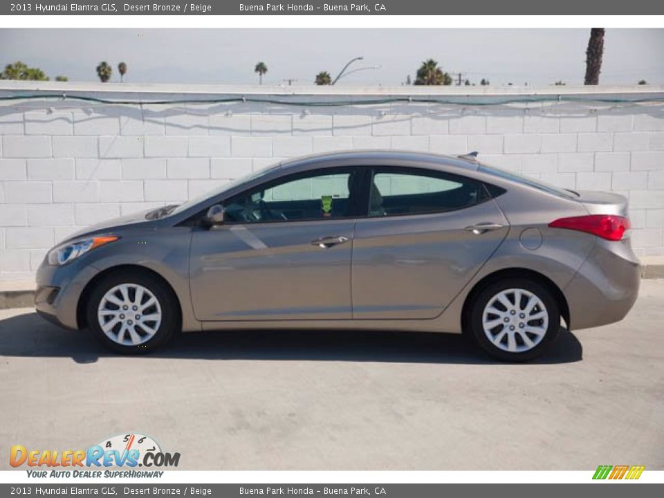 2013 Hyundai Elantra GLS Desert Bronze / Beige Photo #10