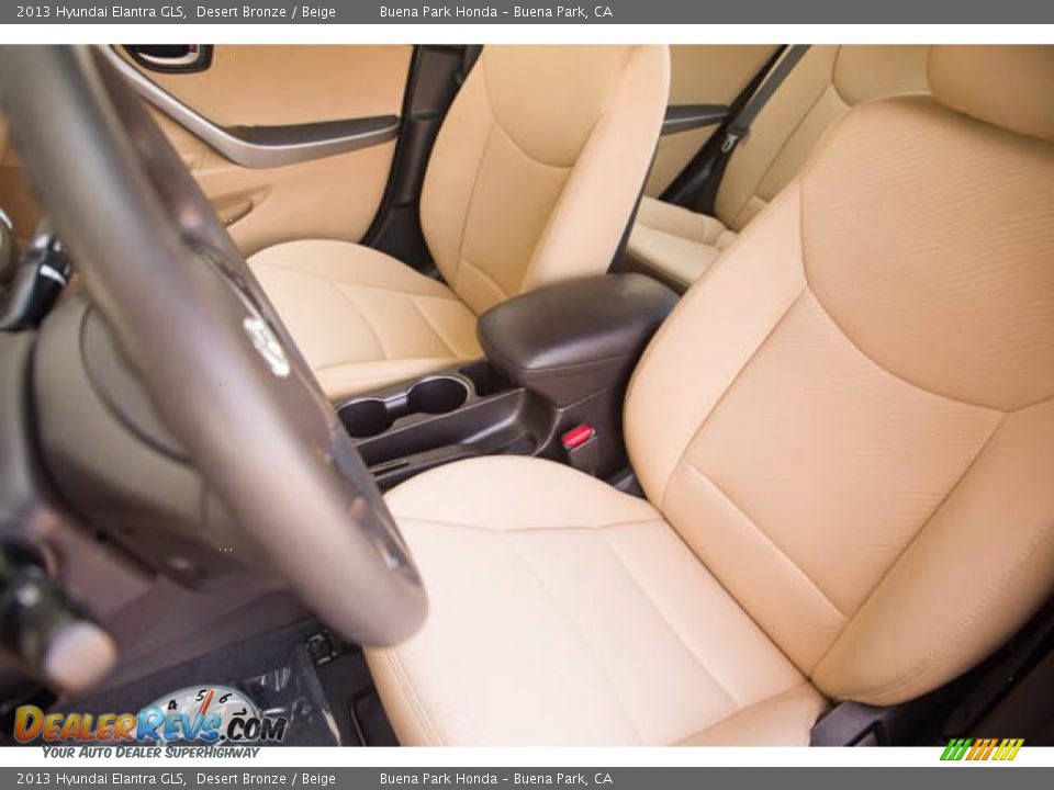 2013 Hyundai Elantra GLS Desert Bronze / Beige Photo #16