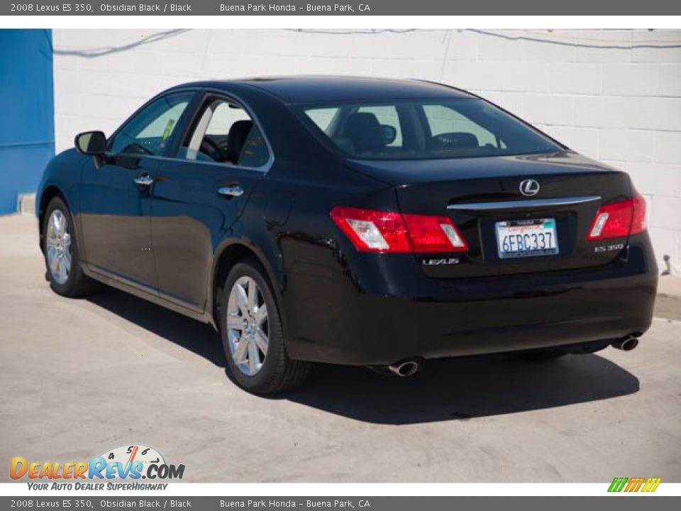 2008 Lexus ES 350 Obsidian Black / Black Photo #2