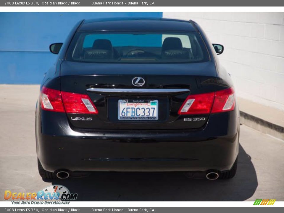 2008 Lexus ES 350 Obsidian Black / Black Photo #9