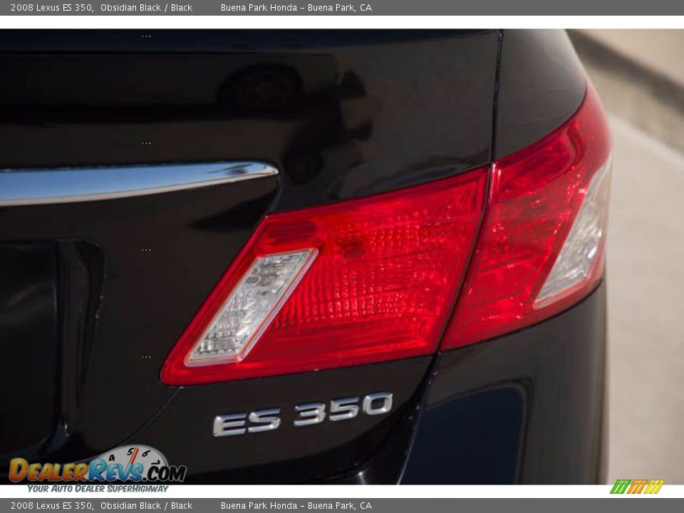 2008 Lexus ES 350 Obsidian Black / Black Photo #11